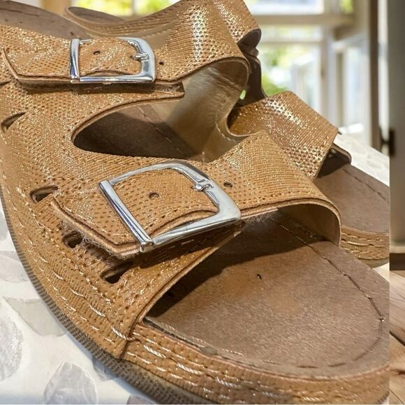 Flexus by Spring Step Samuella Supportive 2 Strap Sandal Slide Mule Size EU 38 - Picture 12 of 15